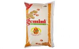 Gemini Refined Groundnut Oil   Pouch  1 litre